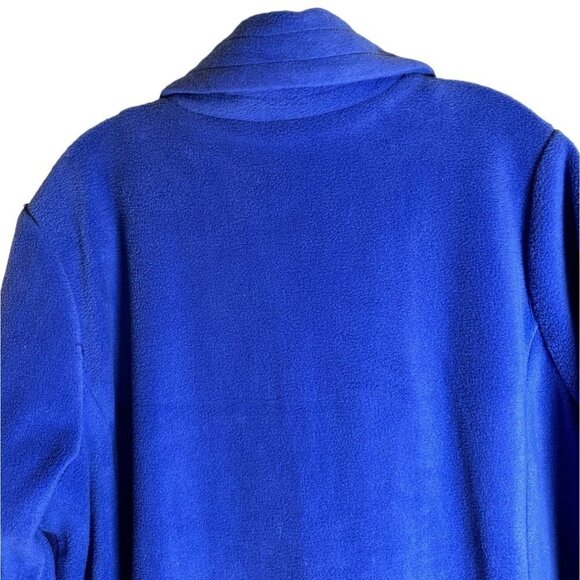 BOB Mackie's Women's Twisted Spangle Front Fleece Jacket w/Shawl Collar Size1X - Picture 9 of 12